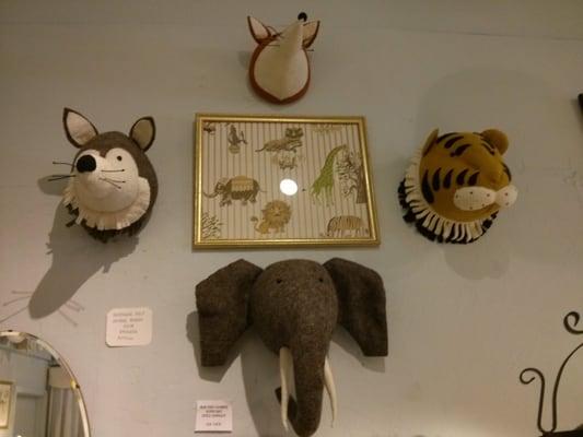 Some animal-friendly taxidermy at PRIZE.