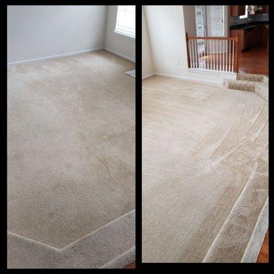 The customer  was thrilled  about   the  carpet cleaning, we did in Sharpsburgh Ga