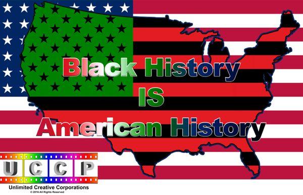 Black History Is American History Graphic.