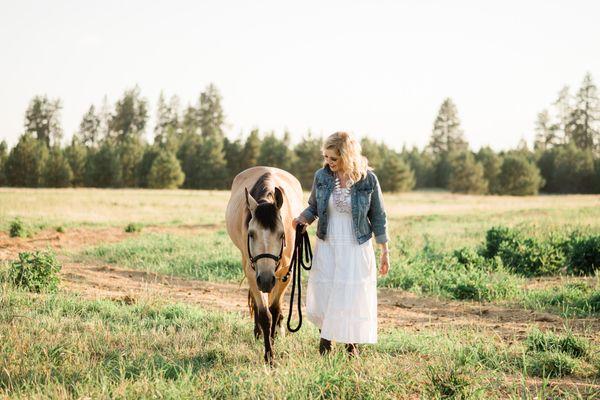 Photo of Katherine Merck by Jeni Jo Photography taken at the Spokane Equestrian Center