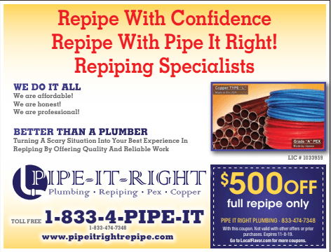 FREE Repipe Estimates!