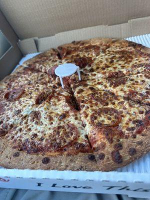 Pepperoni pizza