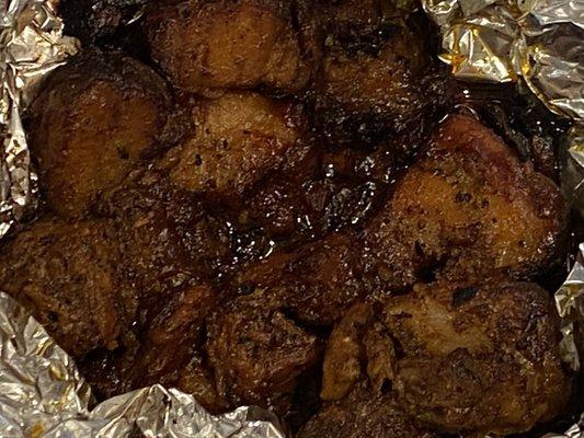 Pork burnt ends. Super moist and tasty