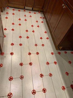 New kitchen floor