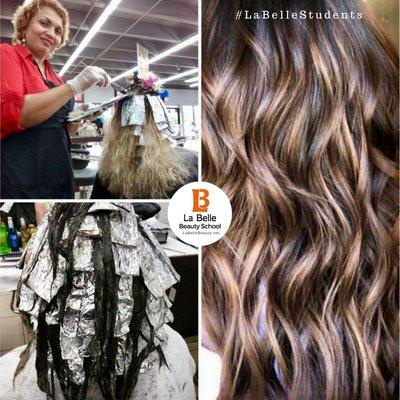 Beautiful highlights by La Belle Students