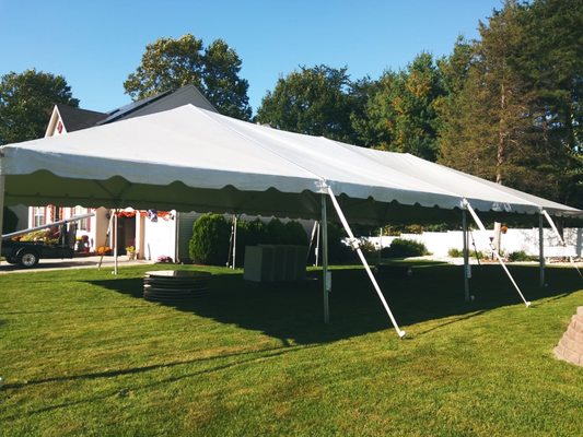 30 x 60 white frame tent