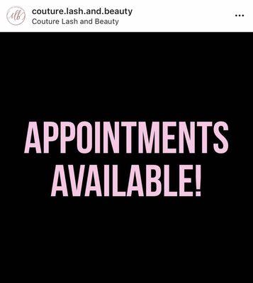 Accepting new clients