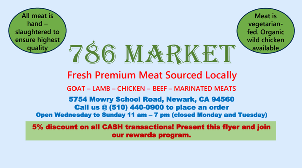 786 Market - Quality hand-slaughtered meat