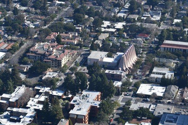 As seen from the air