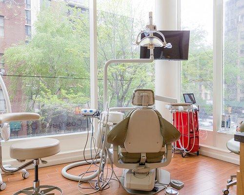 Dental treatment room equipped with advanced technology