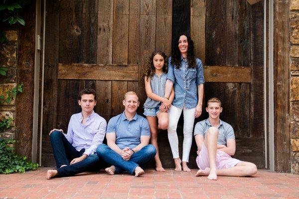 Outdoor Aspen family portrait