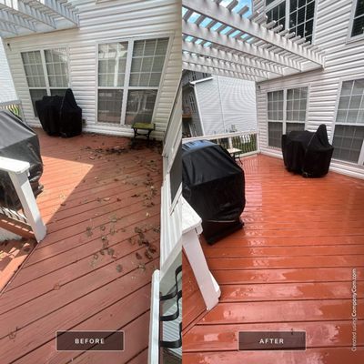 Mitchell's Pressure Washing - deck cleaning house washing pressure washing services near me in greensboro nc