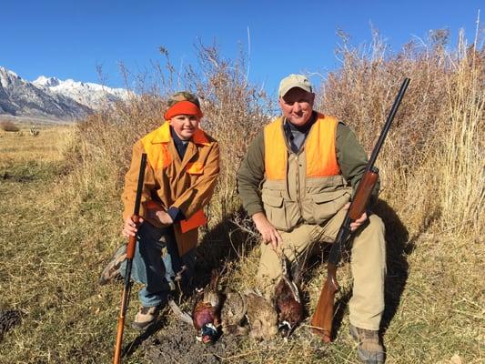 Max' first pheasant adventure