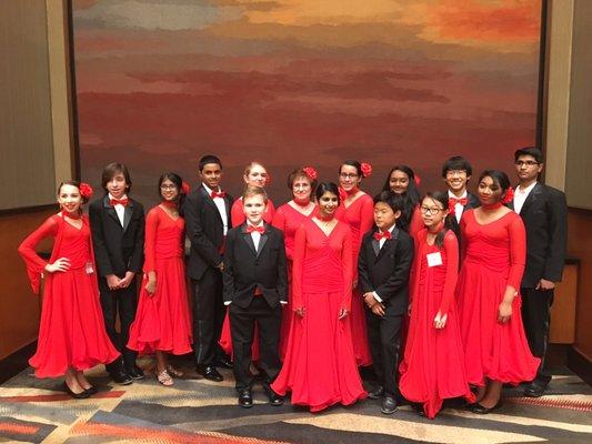 FMTA piano ensemble performing at state music convention