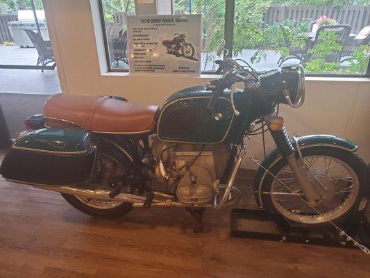 1970 BMW R60/5 series motorcycle