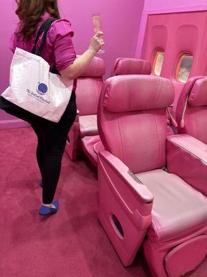 Pink plane room