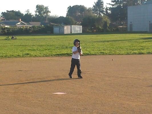 Baseball season, go little pops