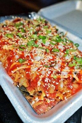 TKO Cheesy kimchi fried rice