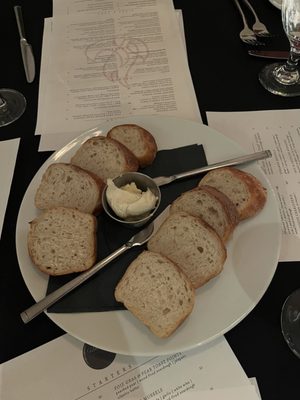 Homemade sourdough and roasted garlic butter