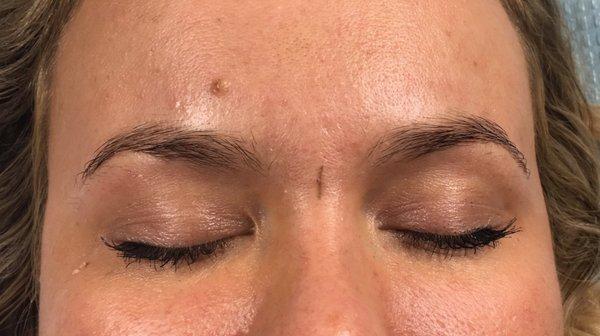 Before microblading