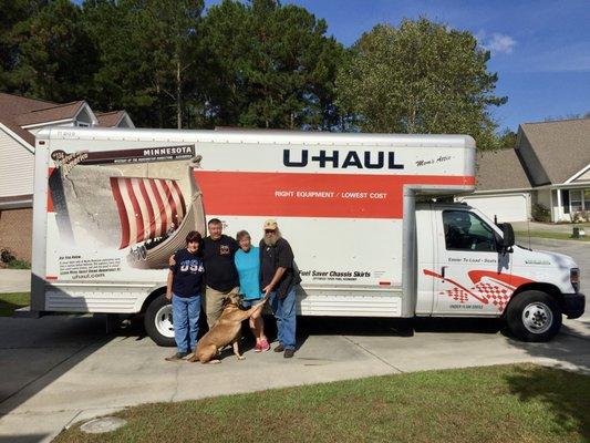 Moving Crew:  Monica Donnie Diane Me and Chop