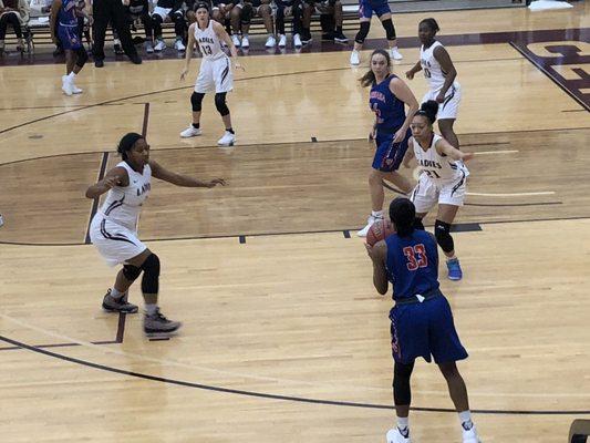 11/15/18. Thursday evening. Shreveport. Gold Dome. Centenary College. Wildcats Women's Basketball Versus the Centenary College Ladies.