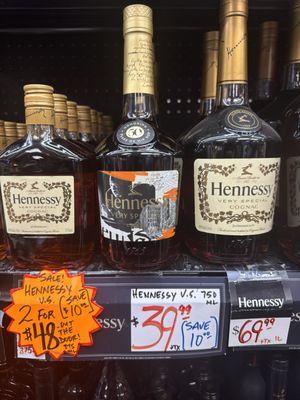 Hennessy 750ml 39.99$ + tax best price in town!