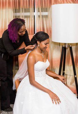 Bridal hair