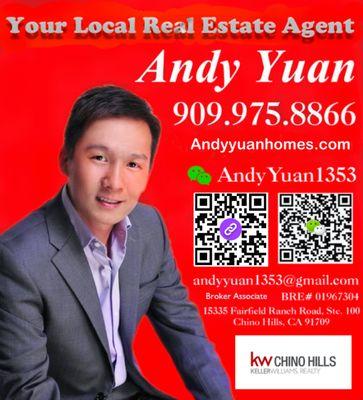 Andy Yuan, Real Estate agent , Keller Williams Chino Hills.