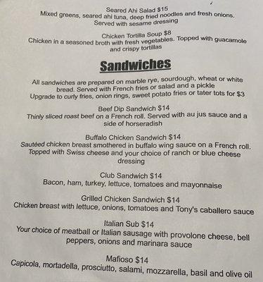 New Menu as of 11/1/22 pg3