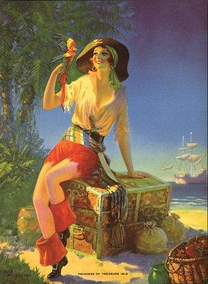 Public domain:  Edward Mason Eggleston.  Princess of Treasure Isle!  LOL! That's me!