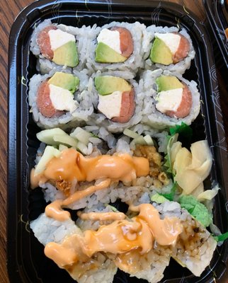 Philadelphia roll Shrimp tempura roll