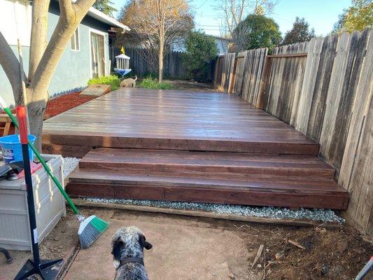 Finished deck