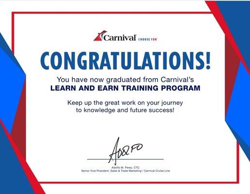 Carnival Cruises Specialist