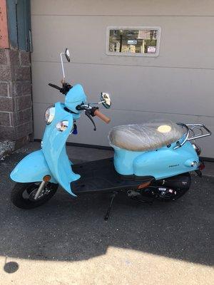 The new nostalgic scooter...the BULLET 50 now asking $1,295.