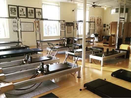 Rhinebeck Pilates, fully equipped with Gratz apparatus.