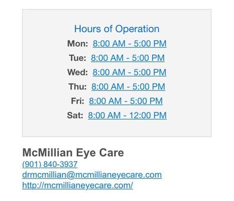 McMillian Eye Care