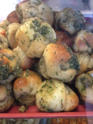 Delicious garlic knots!