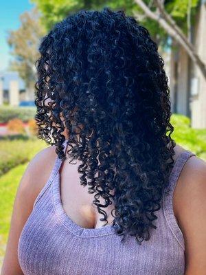 Returning curly cut, gorgeous curls!