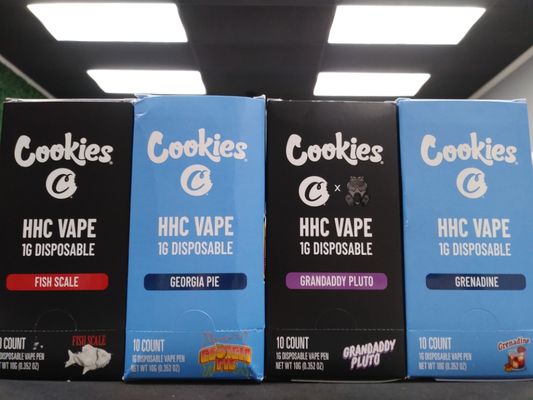 Cookies HHC disposable 1g...
Which one is yours??