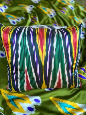 handwoven silk pillow case 
  $30