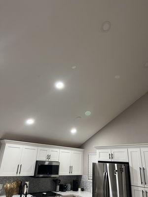 Kitchen recessed lighting added