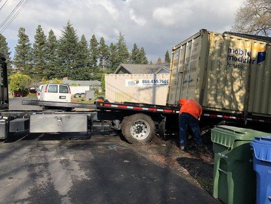 Container loading up