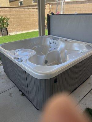 Hot tub install perfect