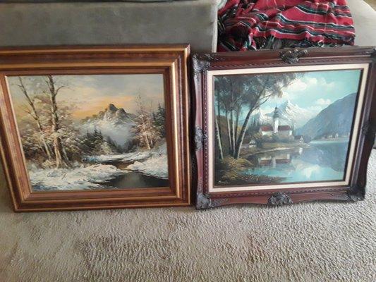 beautiful landscape framed paintings for sale