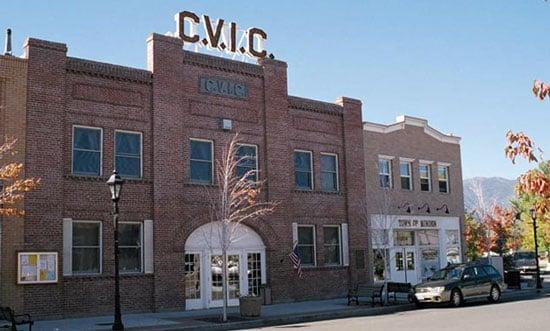 Downtown Minden's CVIC Hall