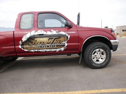 Vehicle graphics make great advertising!