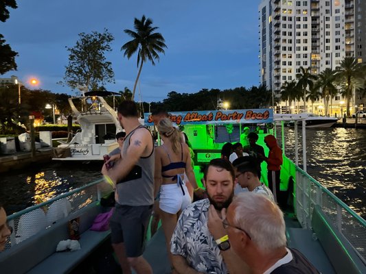 Having a great time touring the Ft. Lauderdale waterways!