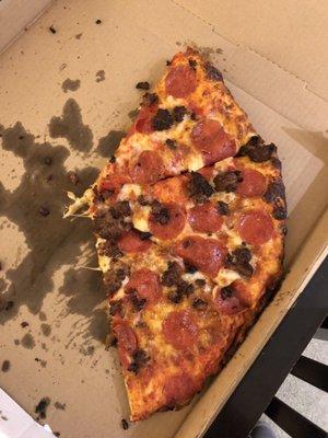 16" sausage and pepperoni pizza