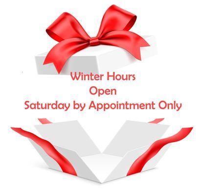 New Winter Hours